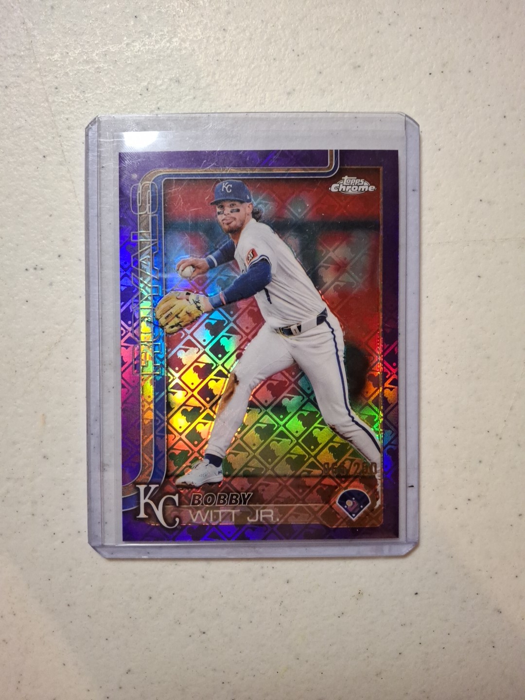 2025 Topps Chrome - Bobby Witt Jr. #93 Purple Refractor /250