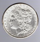 1887s Morgan silver dollar BU