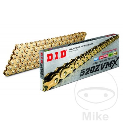DID Offene Kette mit Niethaken X-RING G&G 520ZVMX/112