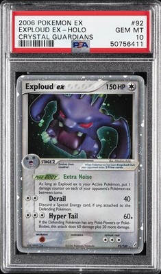 2006 POKEMON EX CRYSTAL GUARDIANS #92 EXPLOUD EX-HOLO PSA 10 | eBay