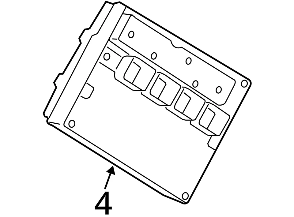 Engine ECM Electronic Control Module 3.6L Fits 18-19 DURANGO 2731512 Foto 4 de 4