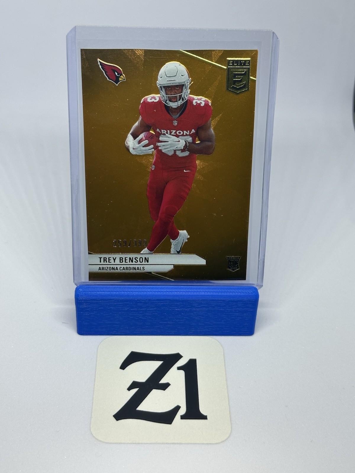 2024 Panini Donruss Elite - Rookies Trey Benson #124 Orange /399 (RC)
