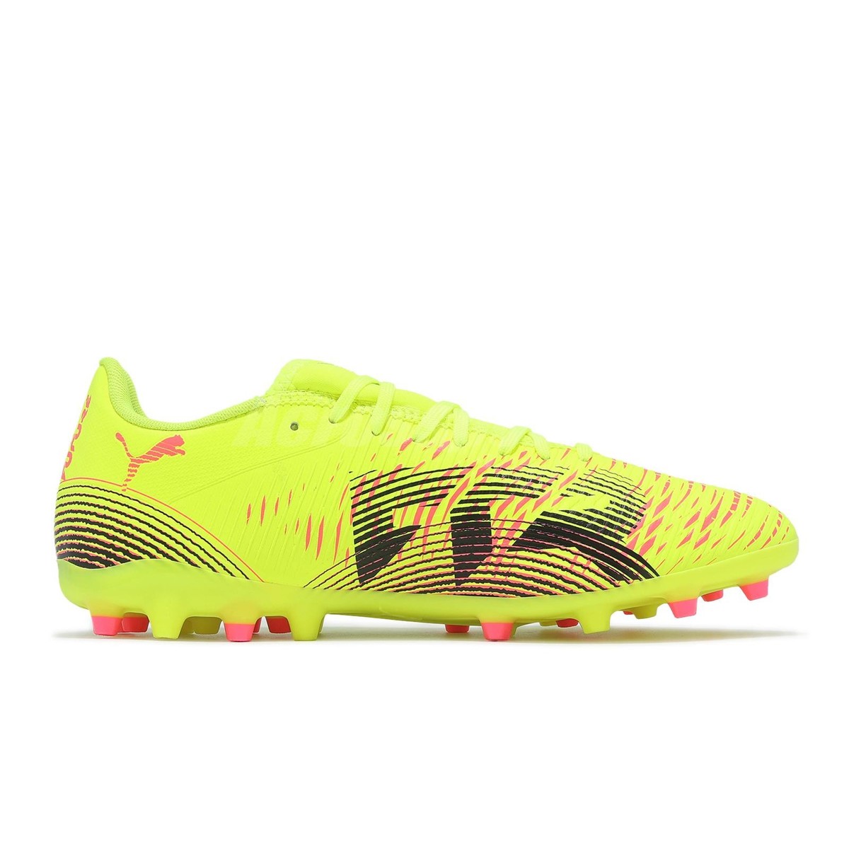Puma Future 8 Play MG Yellow Black Sun Struck Men Soccer Spikes