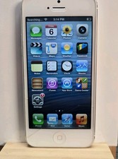 Apple iPhone 5 A1428 iOS 6.0 16GB AT T Working Cracked Screen