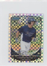 2013 Bowman Chrome Minis X-Fractor 51/100 Thomas Milone #295 0q5