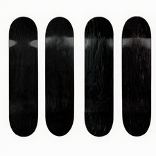 8.25&rdquo; Blank Pro Skateboard Deck Black