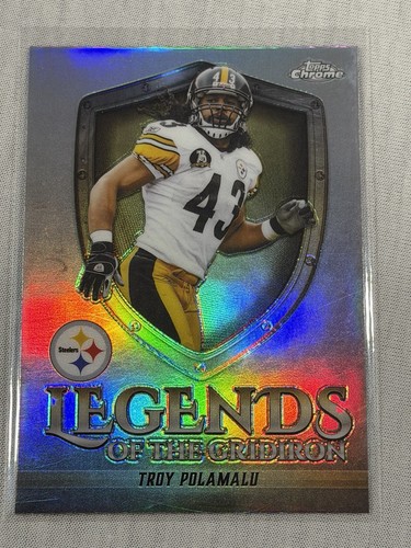2025 Topps Chrome Troy Polamalu Refractor (RAW)