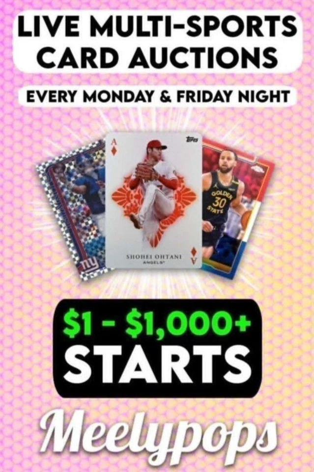 Football Basketball Baseball Sports Card Auctions $1-$1000+ Starts TDTV