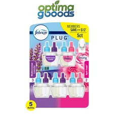 Febreze Plug Refills – Mediterranean Lavender & Downy April Fresh Scents.