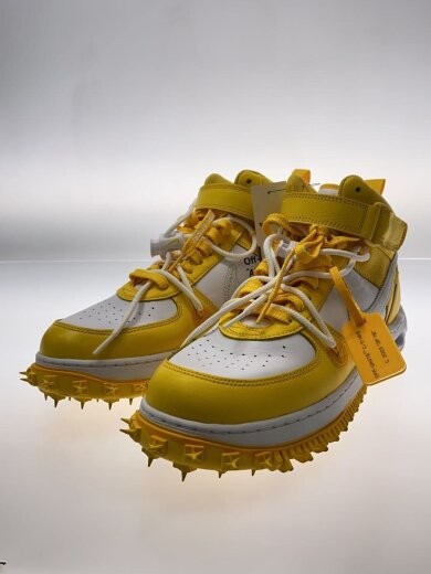 OFF WHITE X NIKE NIKE OFF WHITE X AIR FORCE 1 MID_Off White x Air Force 1 Mid 29 cm US11 YLW