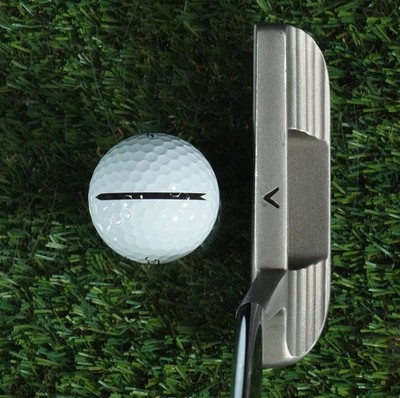 CALLAWAY BJ-7 BOBBY JONES 35.5  BLADE PUTTER ALL ORIGINAL RH + COVER ~ NICE!!
