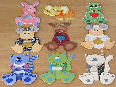 DEKO HOLZ TIERE DEKOTIERE WANDDEKORATION HÄNGEDEKO TÜRDEKORATION