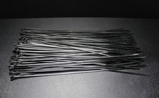 200 PK 18 IN ZIP TIES NYLON BLACK 50 LBS UV WEATHER RESISTANT WIRE CABLE BCT18