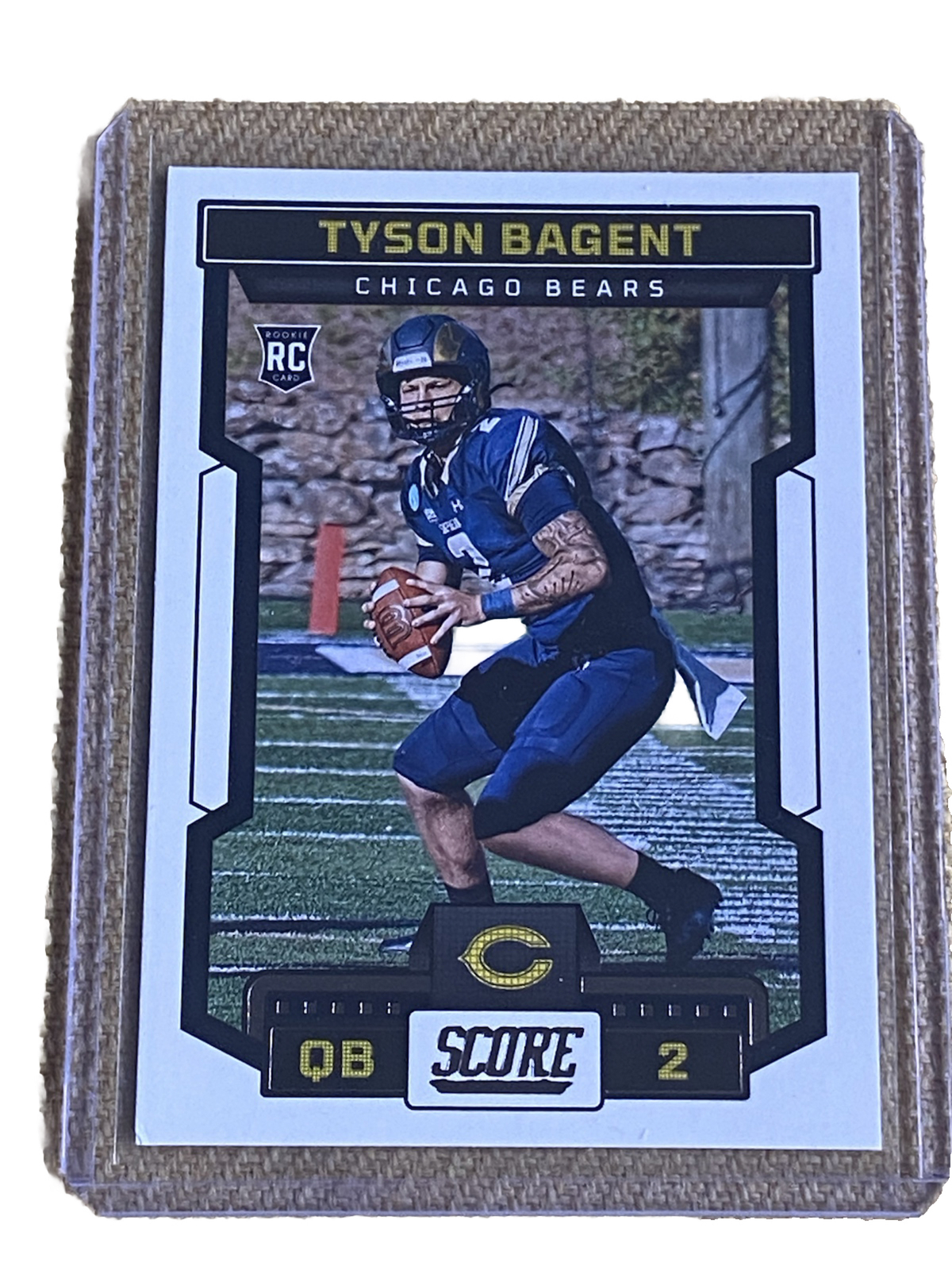 Tyson Bagent 2023 Panini Score Rookie Card #312 Chicago Bears Shepard Rams RC