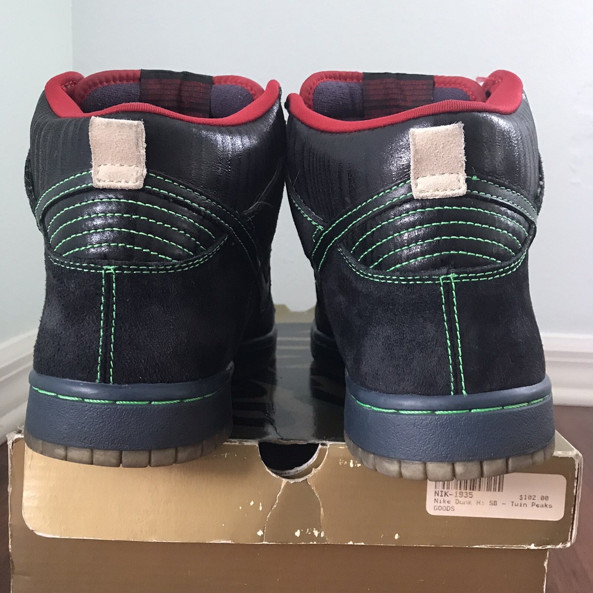 Nike SB Dunk High Twin Peaks Size 9.5 Night Owl Air Zoom Supreme 