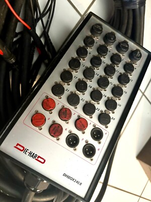 Proel die Hard DHBOX2408 Stage Box 30 M Professional 24 IN/8 Out