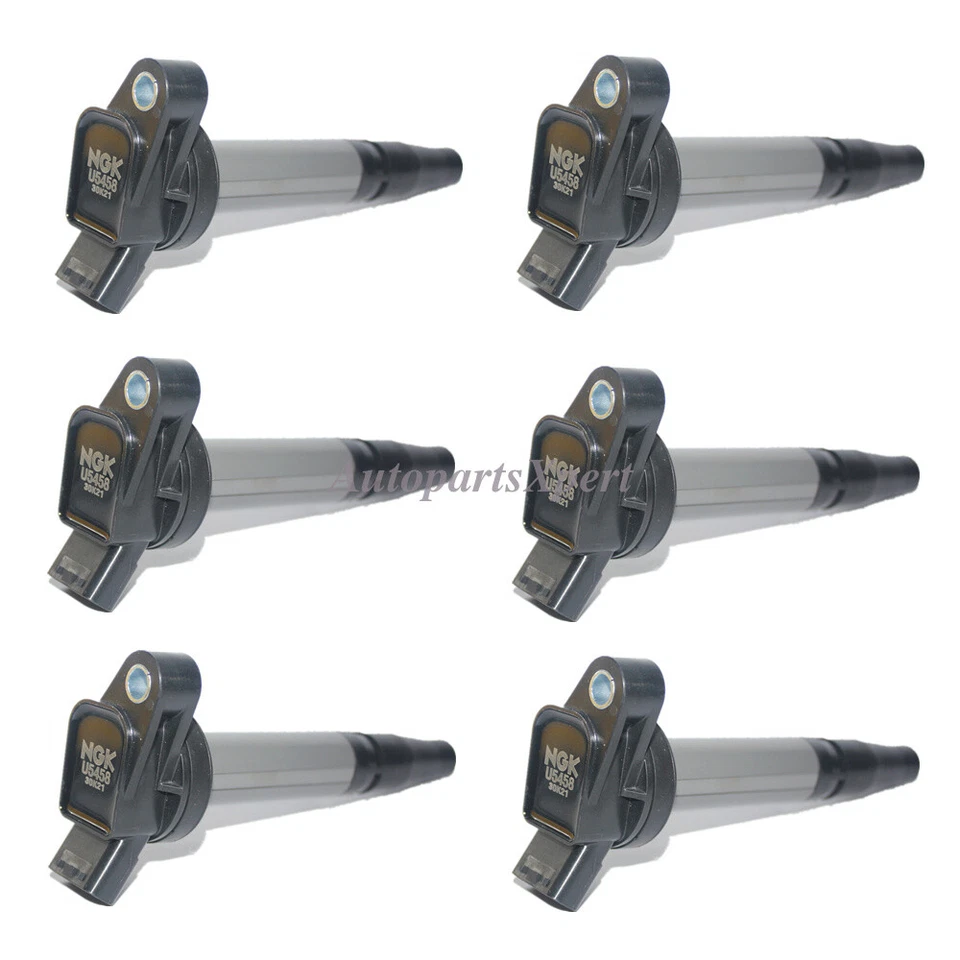 90919-02250 6x OEM NGK Ignition Coils for Toyota Tundra Lexus ES300 GS300 3.5L Foto 3 de 4
