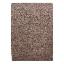 Hochflor Teppich LIFE Mokka