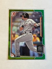 Avery Romero 2015 Bowman Draft Paper Green Refractor /99 #176 Marlins Rookie