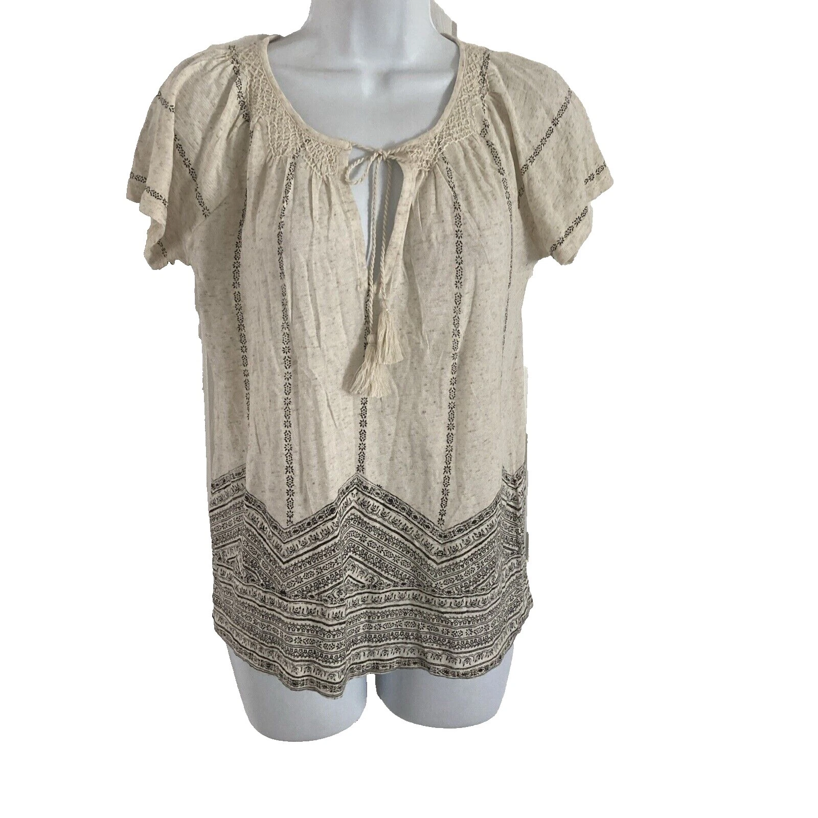 Lucky Brand Linen Multicolor Tops for Women