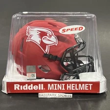 Illinois State Redbirds Speed Mini Helmet Riddell NCAA Matte Red New!