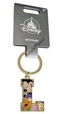 2025 Disney Parks Mickey Minnie Pluto Letter L, Metal Keychain Bag Charm