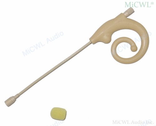 Microphono auricolare auricolare professionale per Sennheiser EW100 G2 G3 G4 design lumaca rimovibile - Foto 2 di 3