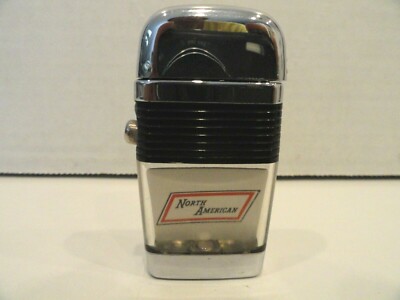 Vintage Mini Scripto VU Lighter North American with Blue Band 