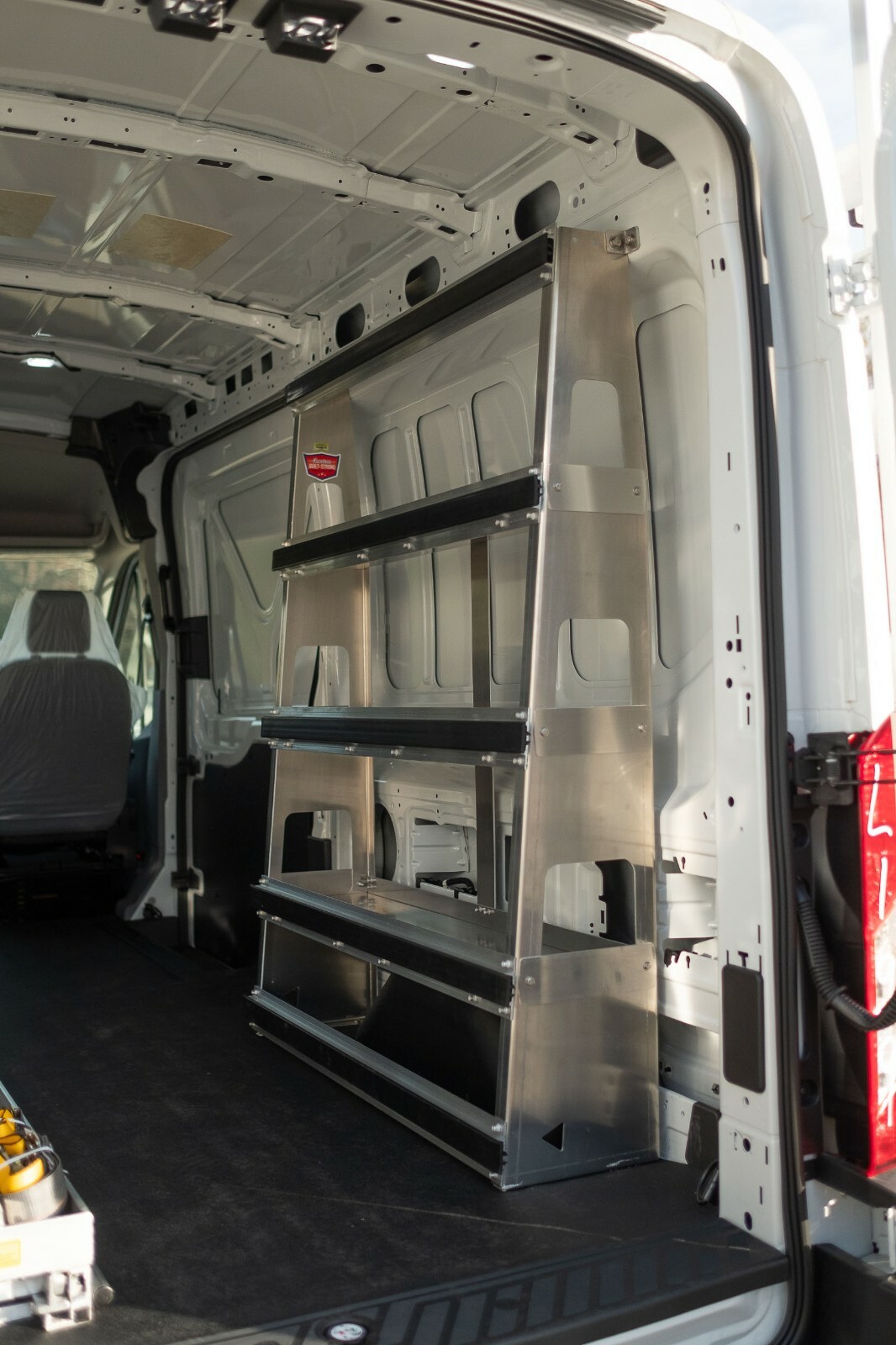 Ford Transit Cargo Van Shelving Glass Glazier Shelf Rack Transport Storage Unit eBay