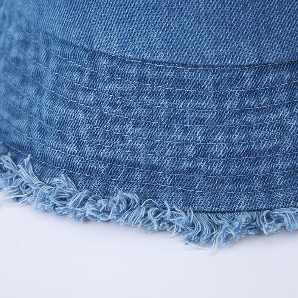 APL Cappello Fisherman Caps Pieghevole Cotone Uomo Donna Lavato Denim Secchio 