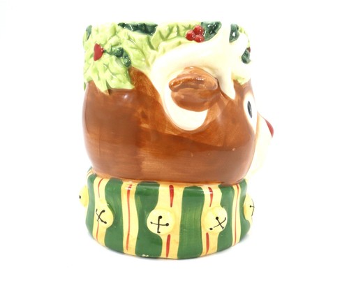 Character Mug 24-ounce Certified International REINDEER Susan Winget Christmas - Picture 2 of 9