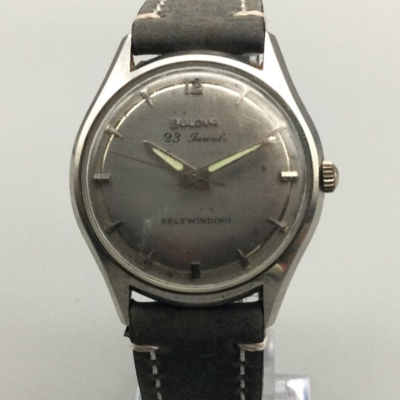 Vtg Bulova Regatta 23 Watch Men 33 mm Automatic 1963 Silver