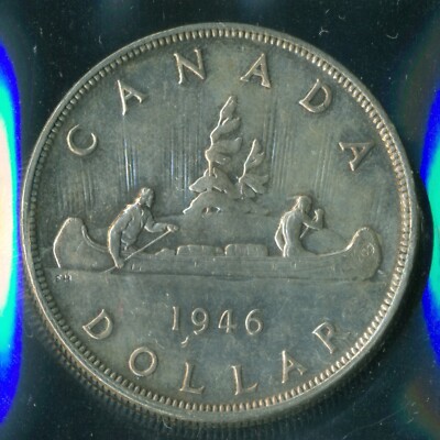 1946 Canada Silver Dollar, King George VI, ICCS Certified MS63 XPX