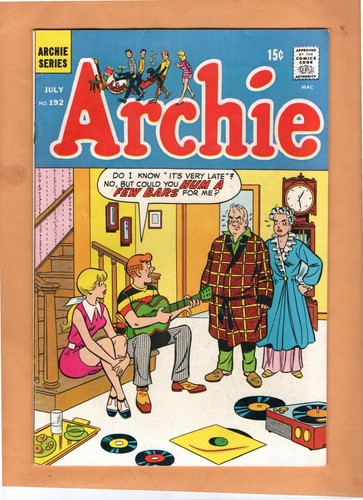 Archie Comics lot #s 192, 216, 307, 392 high grade