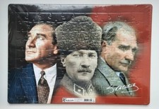 ATATÜRK Flagge Puzzle Bild AYYILDIZ Gazi Mustafa Kemal Türk Türkiye Ayyildiz NEU