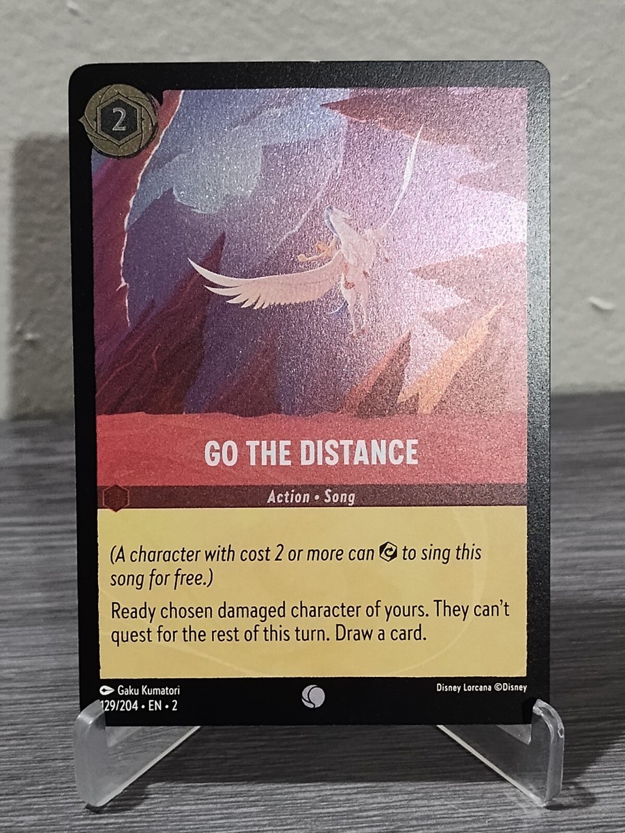 Disney Lorcana: Rise of the Floodborn Go the Distance Common Foil 129/204