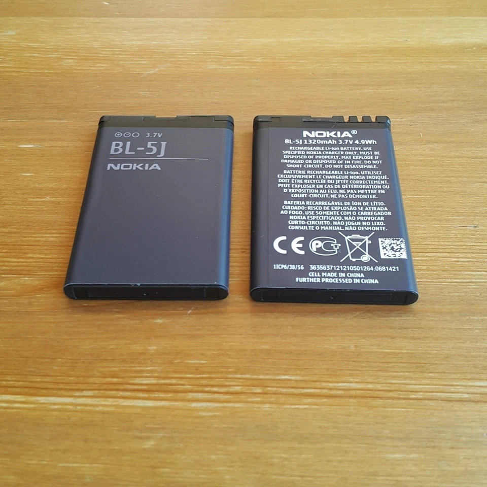 NOKIA LUMIA 530 520 Original Battery BL-5J 1320mAh Good Quality - Local Seller ! — 第 2/4 张图片