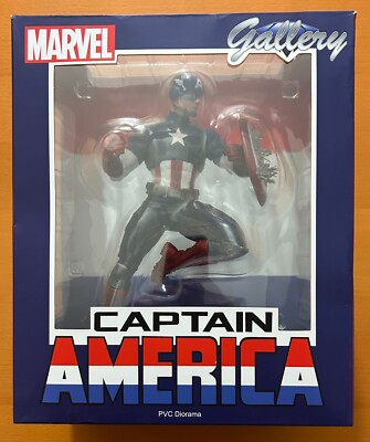 Captain America Actionfigur Statue - Diamond Select Gallery. Boxed