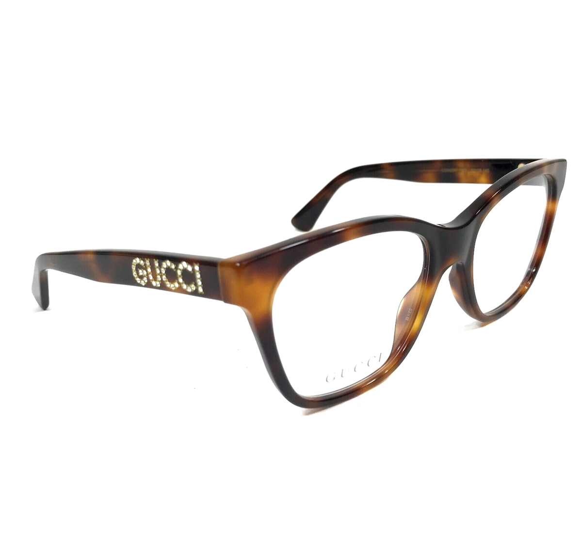 メガネ Gucci GG0420O 001 Luxury Square Eyeglasses with