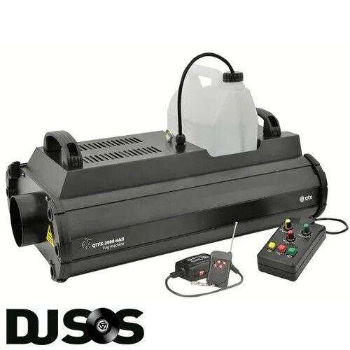 QTX QTFX-2000 MKII Pro 2000W Smoke Fog Machine 2 x Remotes + Dmx 40,000 Cuft/min