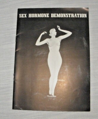 VINTAGE SEX HORMONE DEMONSTRATION SCHERING GOLDEN GATE EXPO SAN FRANCISCO 1939