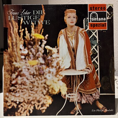 Franz Lehár - Die Lustige Witwe LP Album Vinyl Schallplatte Fontana