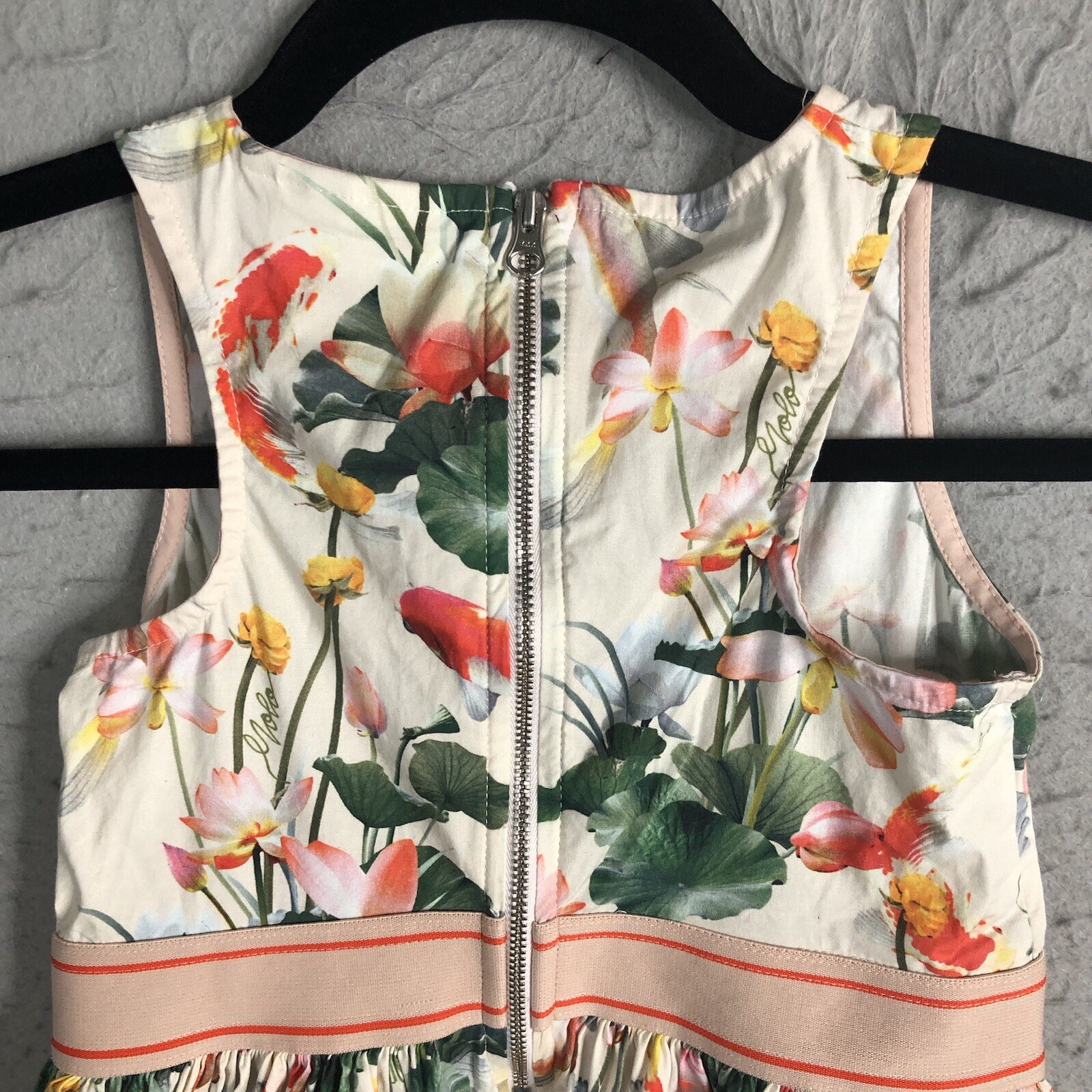 Molo Dress 98 Little Girls 3 Floral Print All Over Feminine Church Event