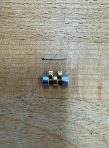 Vintage Seiko Men's Gold Silver Two Tone Link For Band Bracelet 7N43-8111 Watch