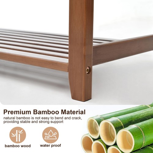 Shoe Rack Bench With Cushion Shoe Rack For Front Door Entrance Shoe Bench With S - Picture 9 of 9