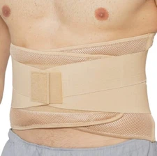 NeoTech Care Adjustable Compression Wide Back Brace Lumbar Support Belt Size L