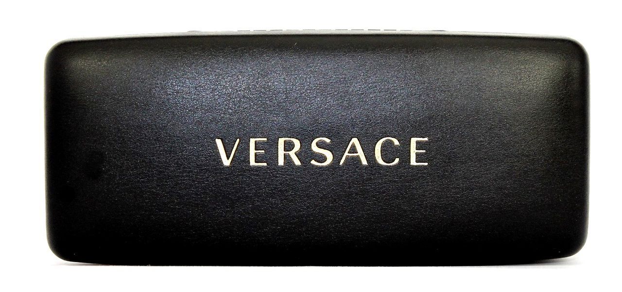 Versace Brillenfassung VE1274 1436 55mm schwarz matt gold Geometrisch 