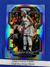 2022 #78 Kennedy Burke WNBA Panini Prizm Basketball Silver Prizm Mystics