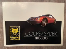 PUMA COUPE/SPIDER GTE-1600 Verkaufsbroschüre...