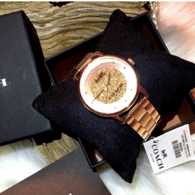 ??Coach® Super Gorgeous RoseGold Swarovski Watch?? COACH Ladies main image 4